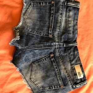 Almost famous shorts with American flag pockets